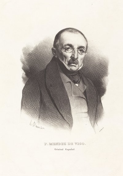 Kenraali P. Mendez Vigo tekijältä Honoré Daumier