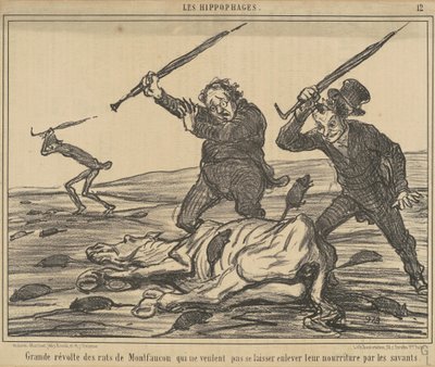 Montfaucon-rottien suuri kapina... tekijältä Honoré Daumier