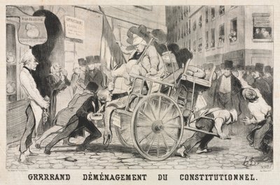 Perustuslaillisen järjestelmän suuri purkaminen tekijältä Honoré Daumier