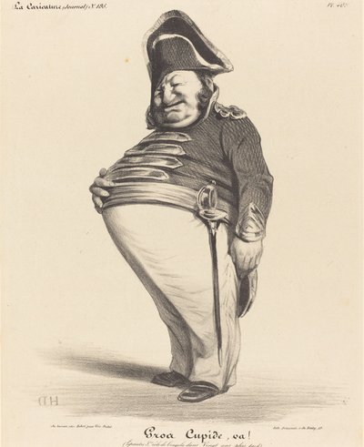 Iso Cupid, mene! tekijältä Honoré Daumier