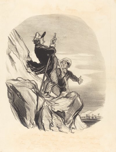 Opas, anna meidän mennä... taivaan nimessä... tekijältä Honoré Daumier