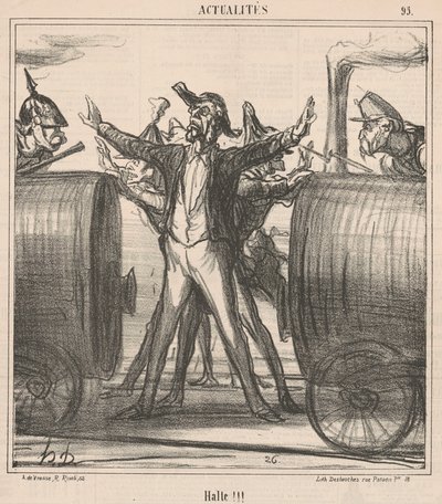 lopettaa!!! tekijältä Honoré Daumier