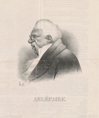 Harlé Père, rintakuva tekijältä Honoré Daumier