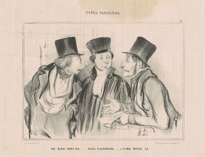 Hyvin! ei välitä!...me anomme. Pidän tästä enemmän... tekijältä Honoré Daumier