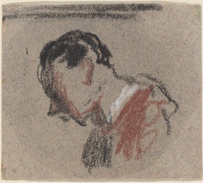 Miehen pää tekijältä Honoré Daumier