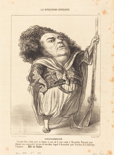 Henri de Larochejacquelein tekijältä Honoré Daumier