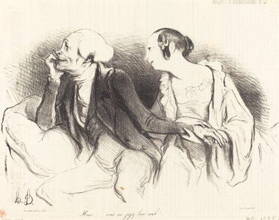 Henri!... tuomitset minut erittäin pahasti!... tekijältä Honoré Daumier