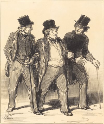 Minusta näyttää siltä, ​​että näen... koiran... ei kuonoa!... tekijältä Honoré Daumier