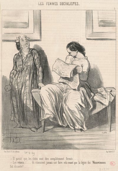 Näyttää siltä, ​​että klubit suljetaan... tekijältä Honoré Daumier