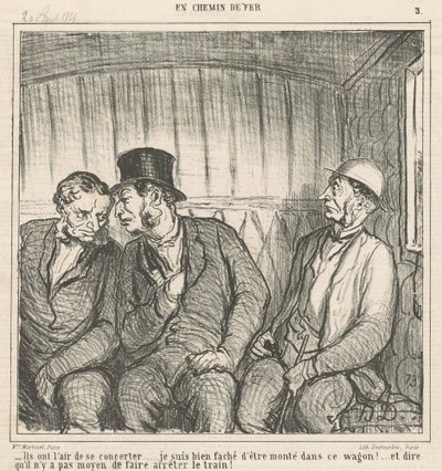 He näyttävät toimivan yhdessä... tekijältä Honoré Daumier