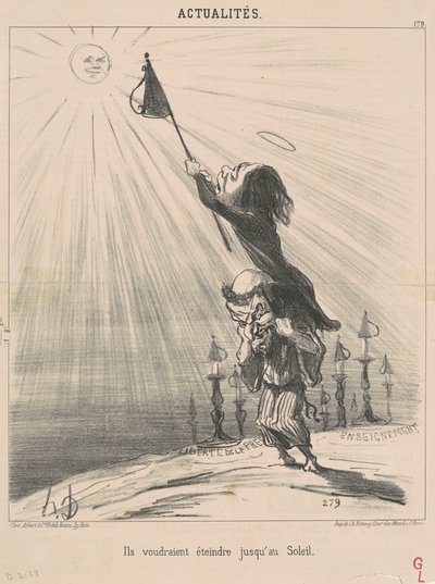 He haluaisivat sammua aurinkoon asti tekijältä Honoré Daumier