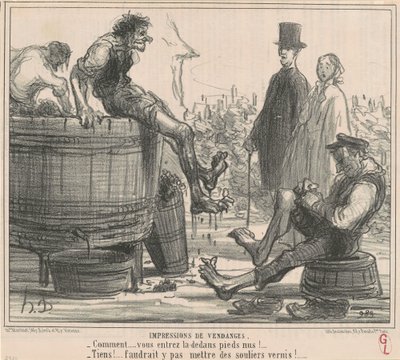 Sadonkorjuun vaikutelmia tekijältä Honoré Daumier