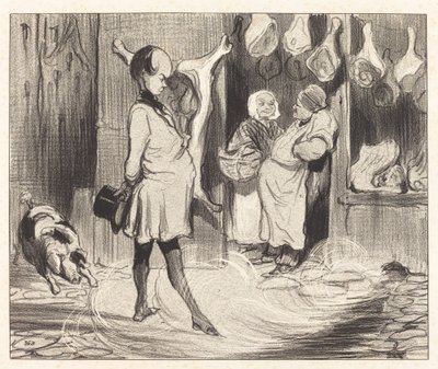 Matkavaikutelmia suuresta runoilijasta tekijältä Honoré Daumier