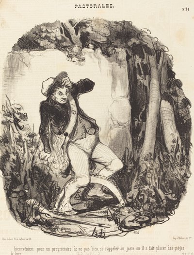 Huono puoli omistajalle, joka ei... tekijältä Honoré Daumier