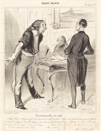 Varasto leskessä tekijältä Honoré Daumier
