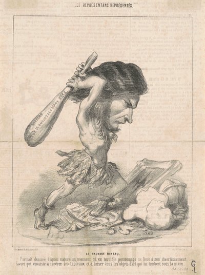 J. Martial Bineau (2. levy) tekijältä Honoré Daumier