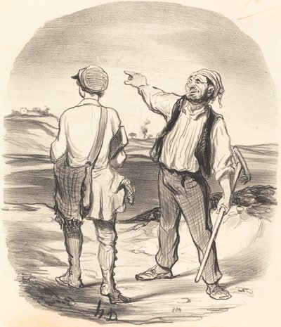 Näin jäniksen... kahdeksan päivää sitten! tekijältä Honoré Daumier