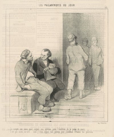 Luotan siihen, että allekirjoitat tekijältä Honoré Daumier