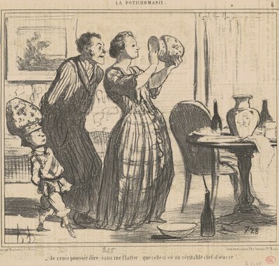 Luulen voivani sanoa itseäni imartelematta... tekijältä Honoré Daumier