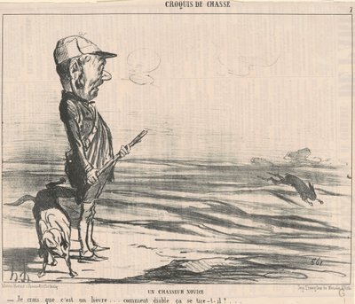 Luulen, että se on jänis... tekijältä Honoré Daumier