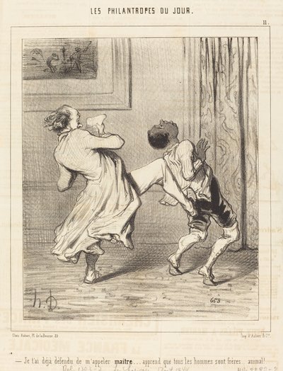 Olen jo kieltänyt sinua kutsumasta minua herraksi... tekijältä Honoré Daumier