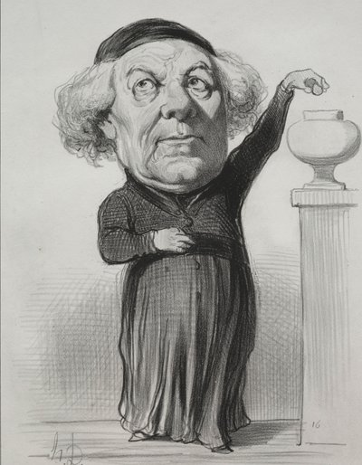 Jean Jacques Fayet, Orleansin piispa, 1849. tekijältä Honoré Daumier