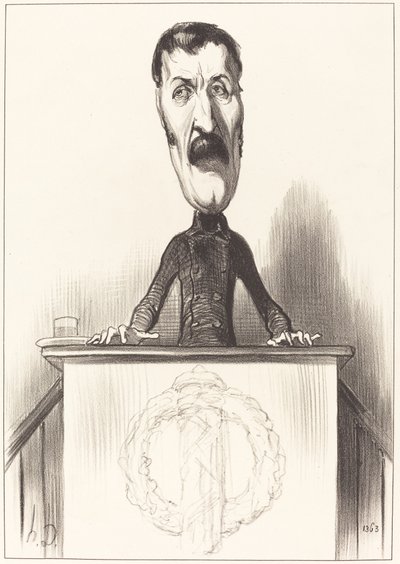 Jules Bastide tekijältä Honoré Daumier