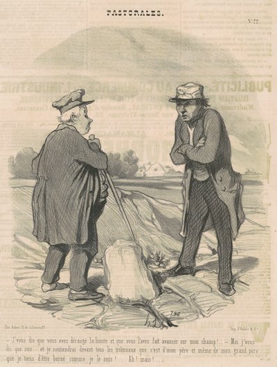 Kerron sinulle, että olet rikkonut rajaa... tekijältä Honoré Daumier