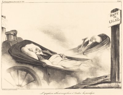 Apopleksia korvaa halvauksen Lontoossa tekijältä Honoré Daumier