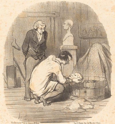 Taiteilija - Siinä se!... tekijältä Honoré Daumier