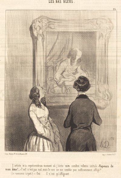 Taiteilija edusti minua kirjoittaessani tekijältä Honoré Daumier