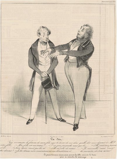 Piste... tiedät onnen... tekijältä Honoré Daumier