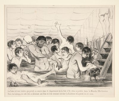 Seine on joki, joka on peräisin Cote d:n departementista tekijältä Honoré Daumier