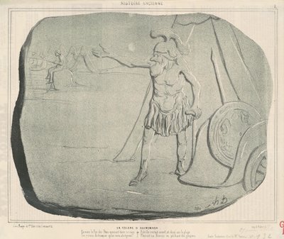 Agamemnonin viha tekijältä Honoré Daumier