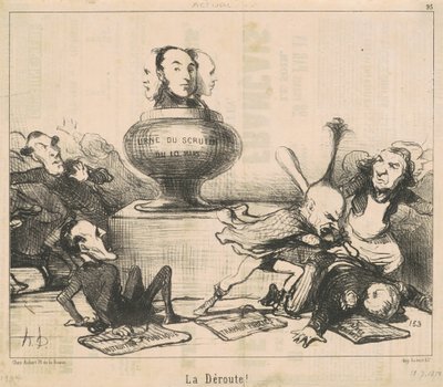 Se reitti! tekijältä Honoré Daumier