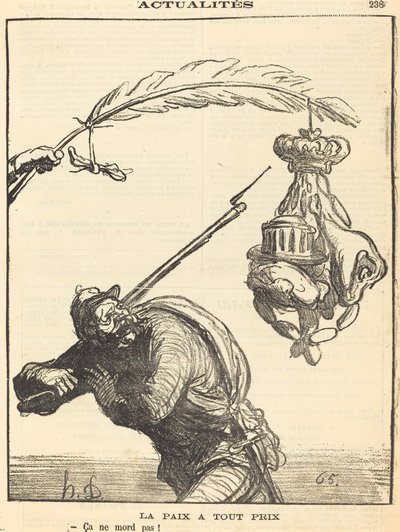 rauhaa hinnalla millä hyvänsä tekijältä Honoré Daumier