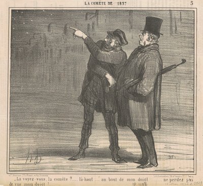 Näetkö komeetan? ... tekijältä Honoré Daumier