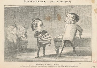 Haitari, jota kutsutaan musikaalipalkeiksi tekijältä Honoré Daumier