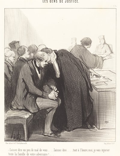 Sanotaanpa vähän pahaa sinusta... tekijältä Honoré Daumier