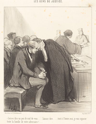 Sanotaanpa vähän pahaa sinusta... tekijältä Honoré Daumier