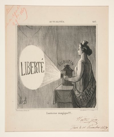Magic Lantern!!!, #257 uutisista tekijältä Honoré Daumier