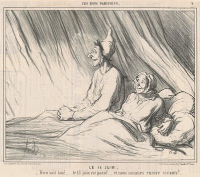 14. kesäkuuta tekijältä Honoré Daumier