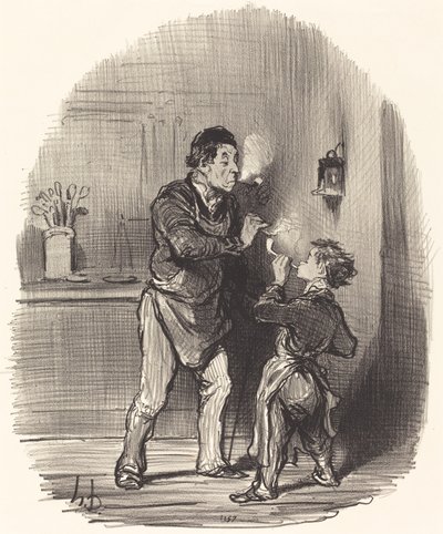 Filosofi Chiffonnier tekijältä Honoré Daumier