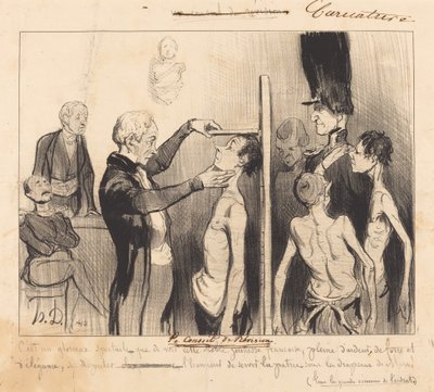 Tarkastuslautakunta tekijältä Honoré Daumier