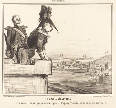 Tsaari Sevastopolissa tekijältä Honoré Daumier