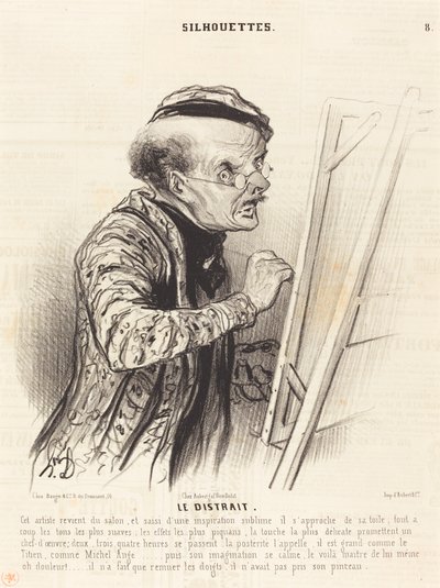 Hajamielinen tekijältä Honoré Daumier