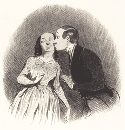 Uudenvuodenpäivä tekijältä Honoré Daumier