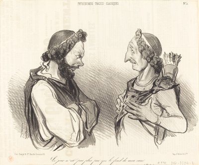 Päivä ei ole puhtaampi... tekijältä Honoré Daumier