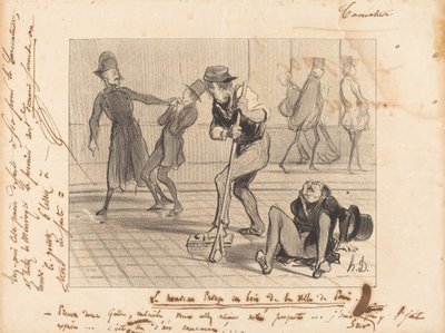 Pariisin uusi puupäällyste tekijältä Honoré Daumier