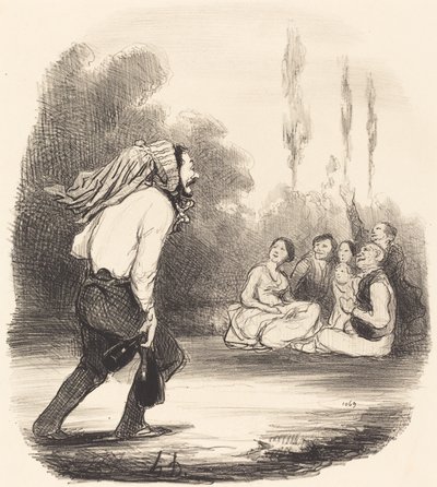 Yhteiskunnan jokerin tekijältä Honoré Daumier
